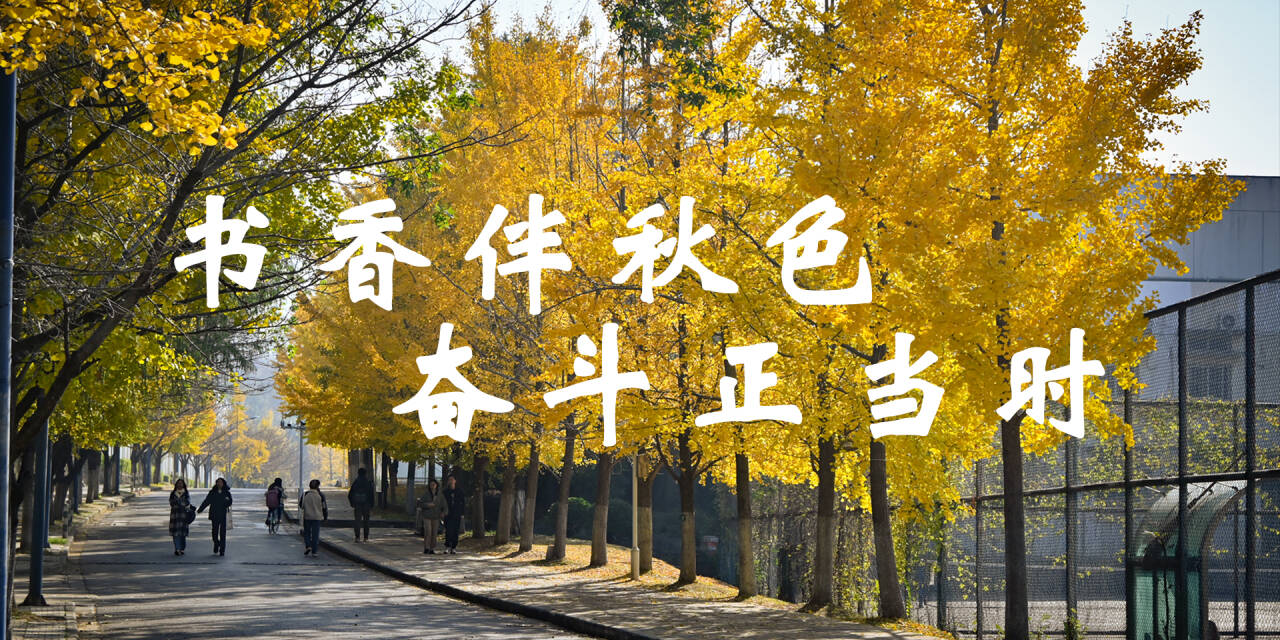 书香伴秋色，奋斗正当时